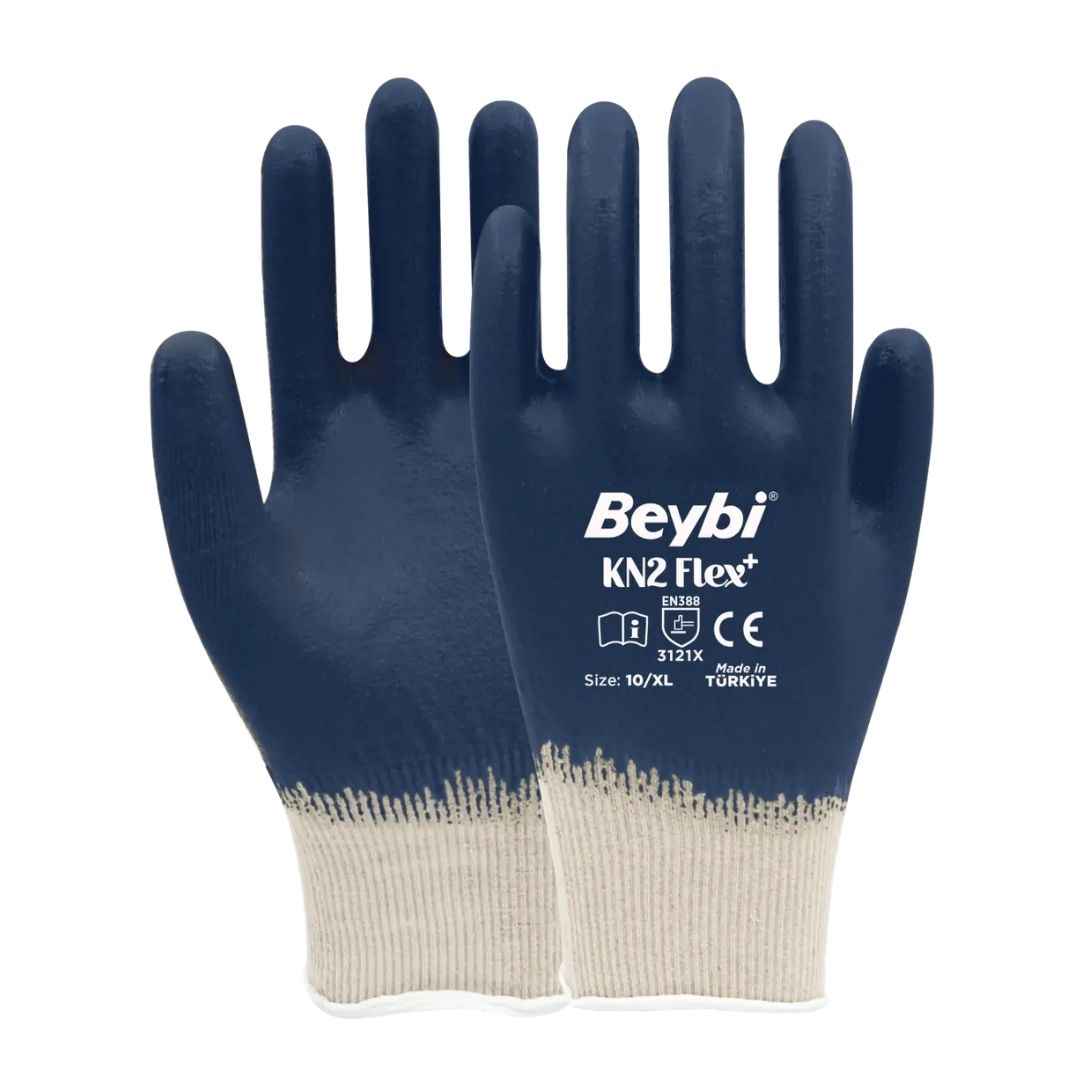Beybi KN2 Flex+ Pamuk Likralı Örme Eldiven