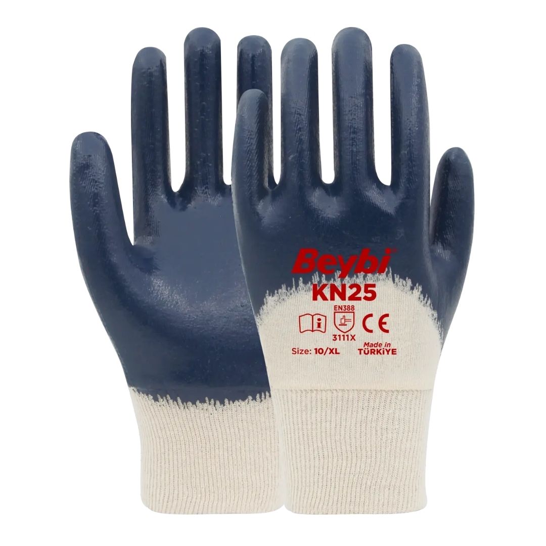 Beybi KN25 Pamuk Nitril Eldiven