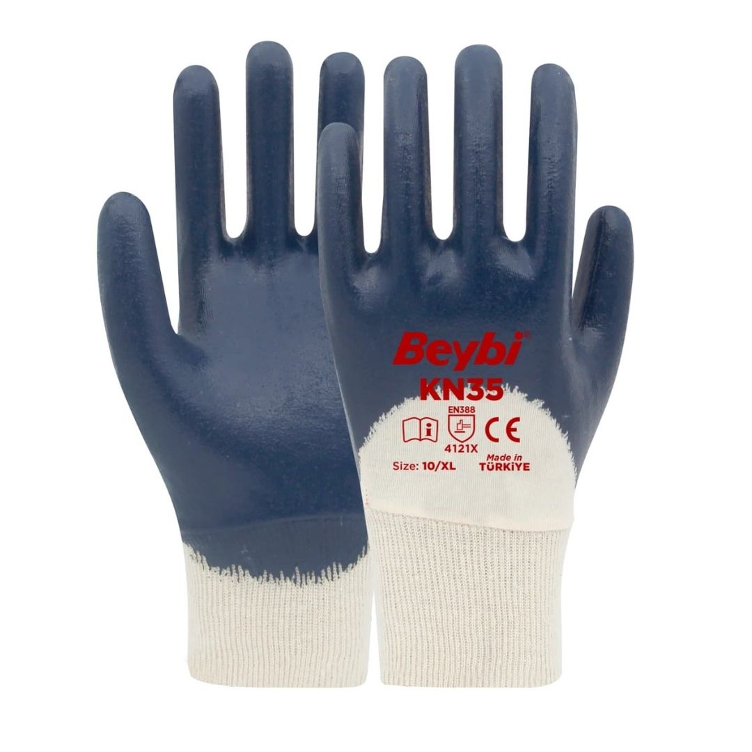 Beybi KN35 Pamuk Nitril Eldiven