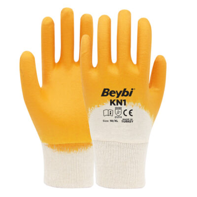 Beybi Kn1 Sarı Nitril Eldiven