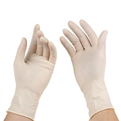 Alternative view of Beybi Latex Muayene Eldiveni Pudralı