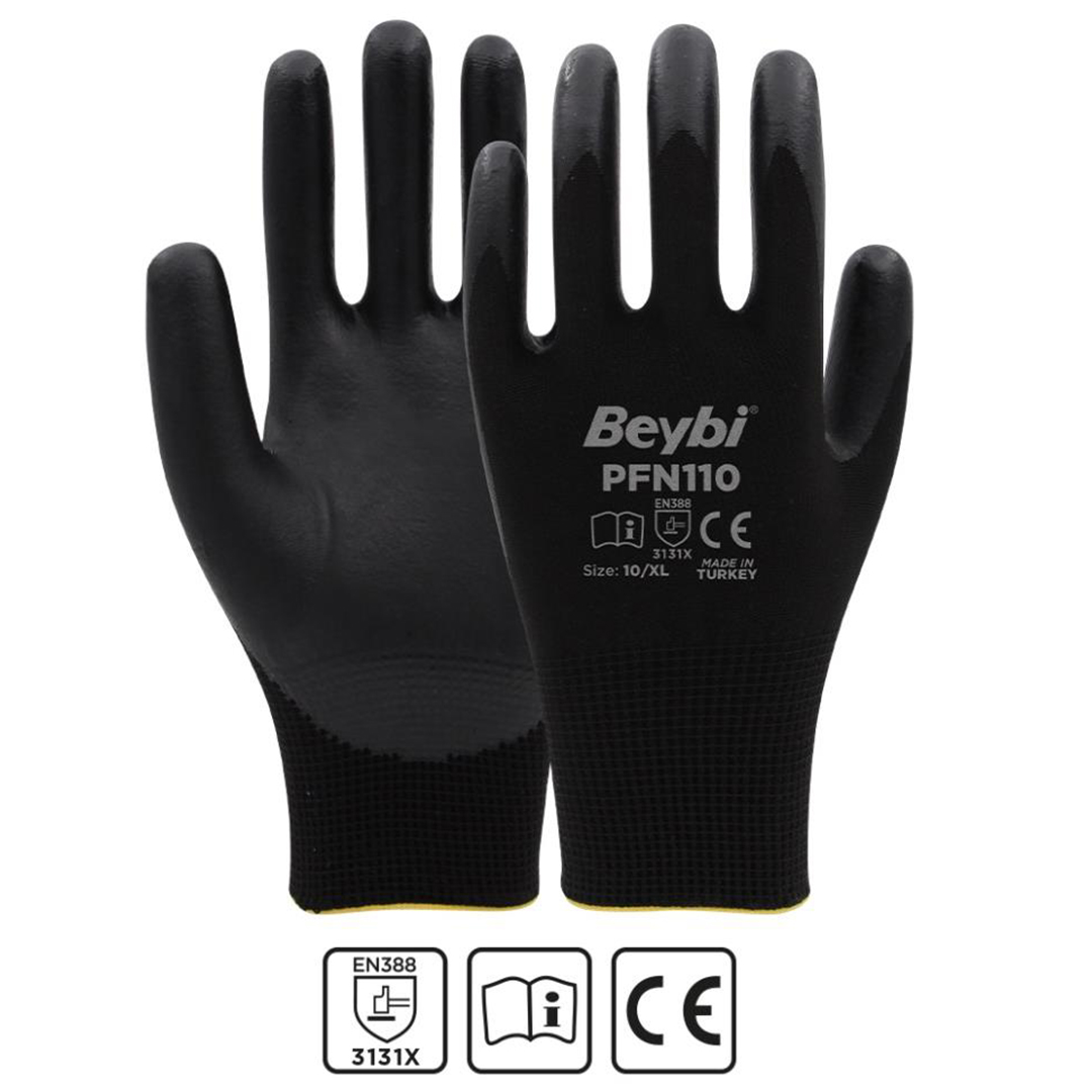 Beybi Pfn 110 Köpük Kaplama Pu Eldiven