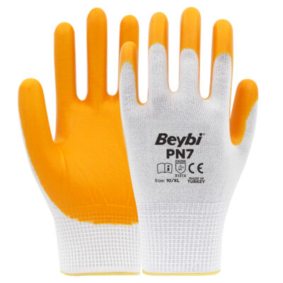 Beybi Pn7 Nitril Eldiven - Sarı