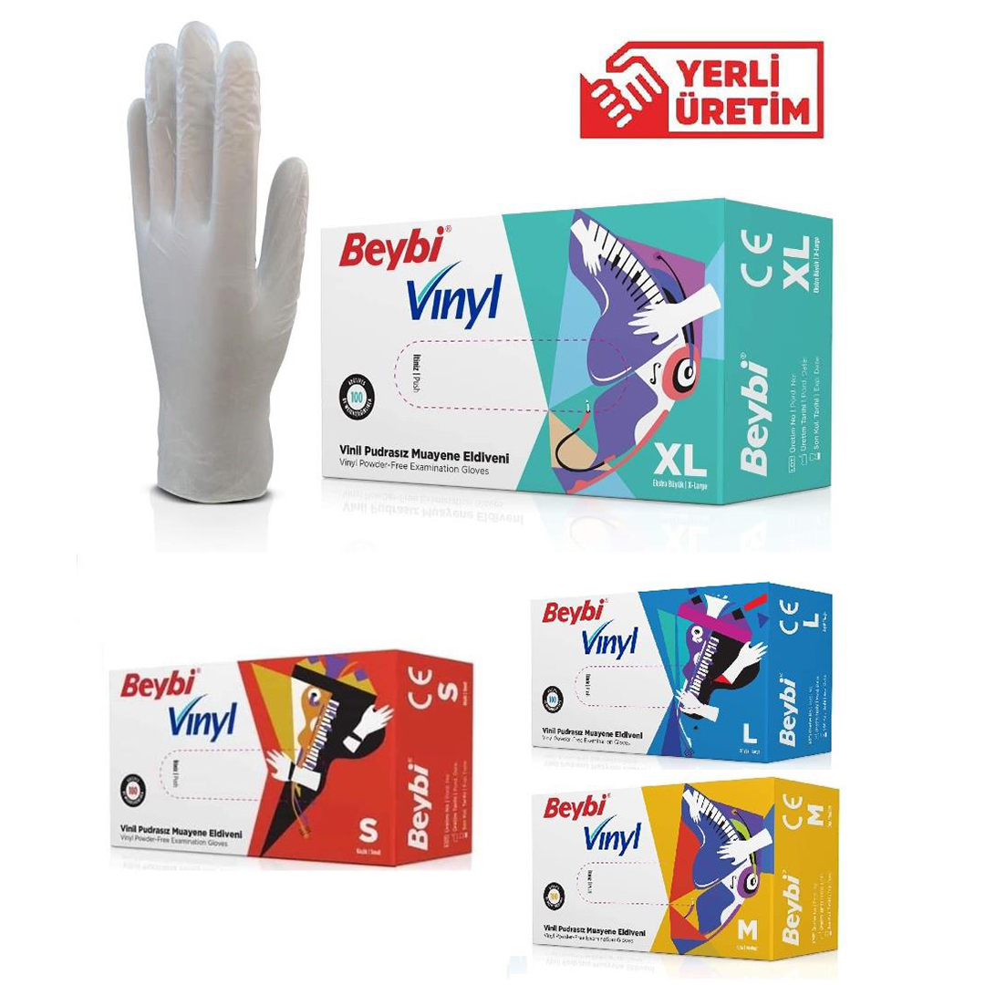 Beybi Şeffaf Vinil Eldiven