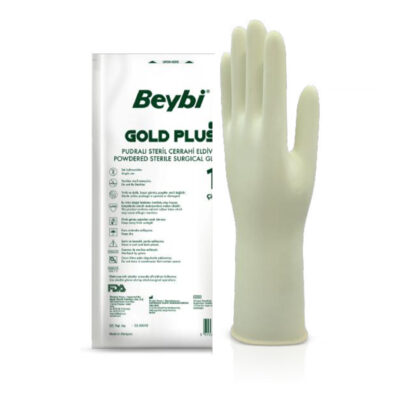 Beybi Steril Cerrahi Eldiven - Gold Plus Pudralı