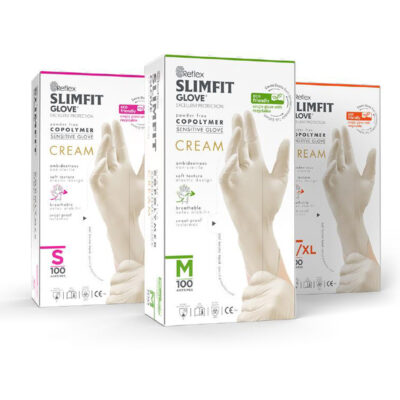 Reflex Slimfit Copolymer Beyaz Eldiven