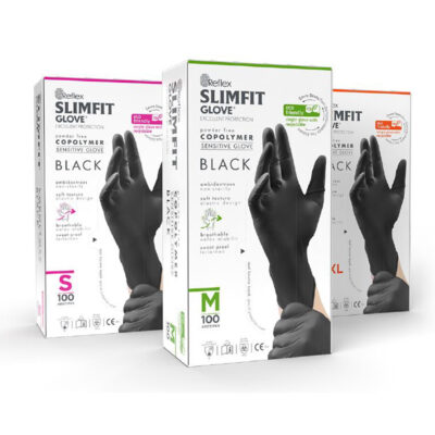 Reflex Slimfit Copolymer Siyah Eldiven