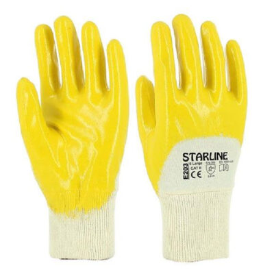 Starline Nitril Eldiven Sarı E-203