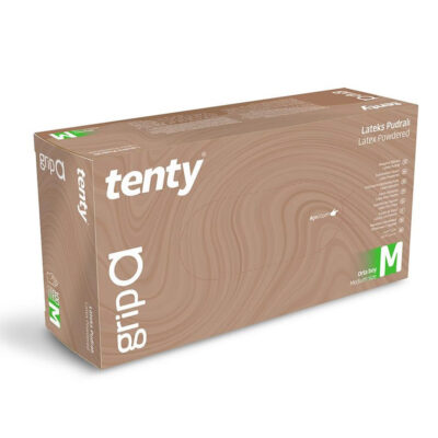 TENTY GRİP LATEX MUAYENE ELDİVENİ PUDRALI