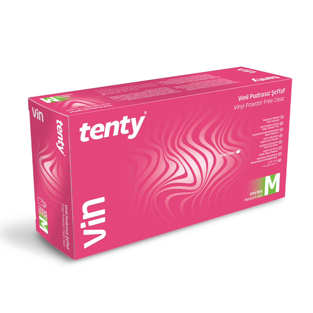 Tenty Şeffaf Vinil Eldiven