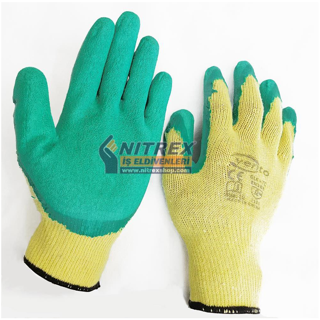 Yeşil Camcı Nitril Eldiven PL 550