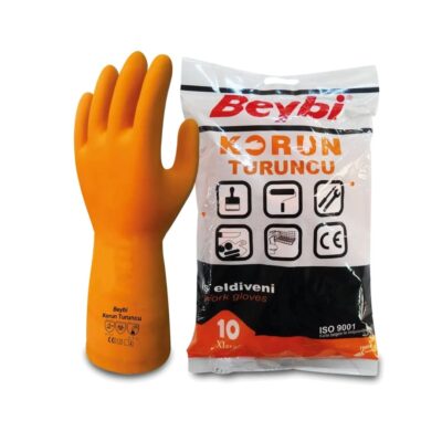 Beybi Korun Turuncu İş Eldiveni