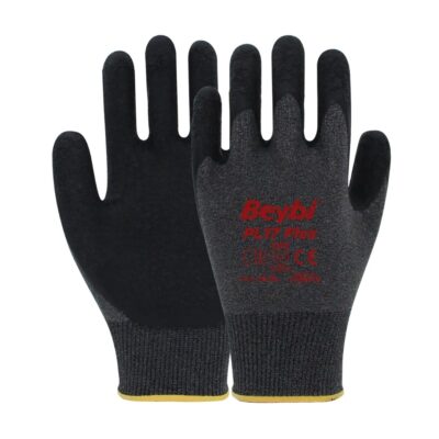 Beybi PL17 Flex Polyester Örme Lateks Kaplı Camcı İş Eldiveni